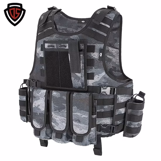 Double Safe Plate Carrier Air Soft Black Tactical Bulletproof Vest