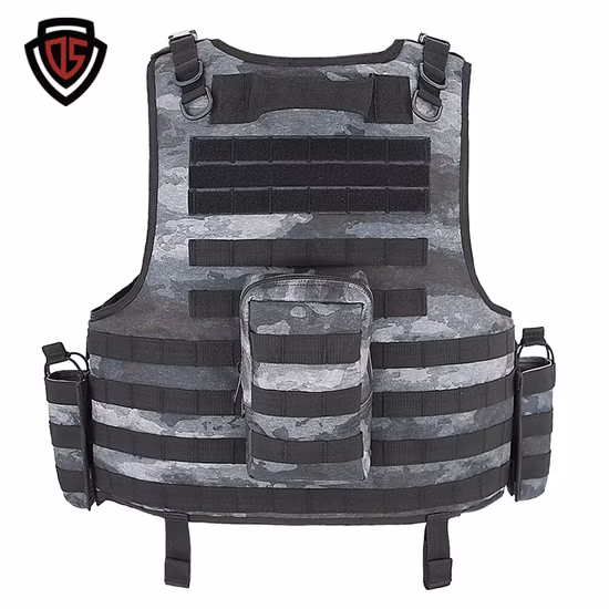 Double Safe Plate Carrier Air Soft Black Tactical Bulletproof Vest