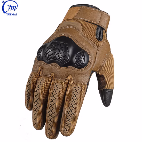 Luvas Guantes メンズ フルフィンガー タクティカル グローブ 屋外作業 スポーツ バイク サイクリング 射撃 狩猟 ハイキング キャンプ 登山