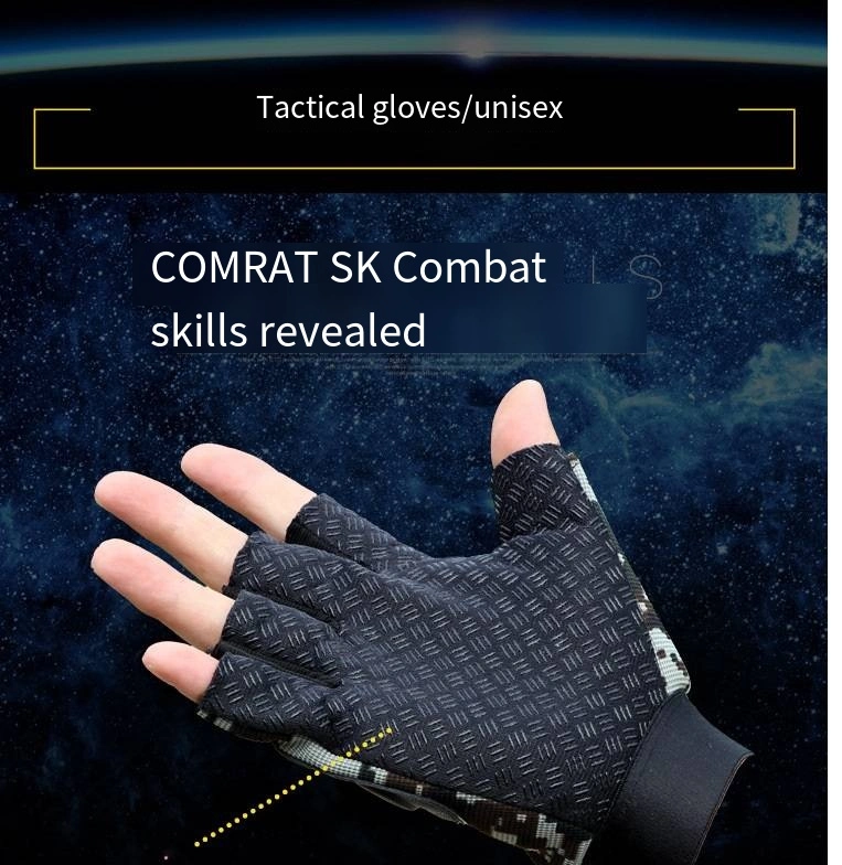 Cool Style Fashion High Quality Cheap Wholesale Custom Protective Half Finger Sporting Cycling Motorcycling Summer Breathable Boxing Tactical Glove