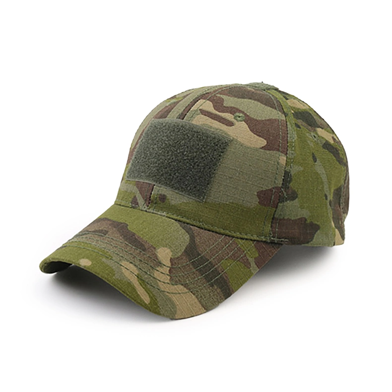 Custom Outdoor Man Green Embroidery Logo Tactical Camo Sports Baseball Cap