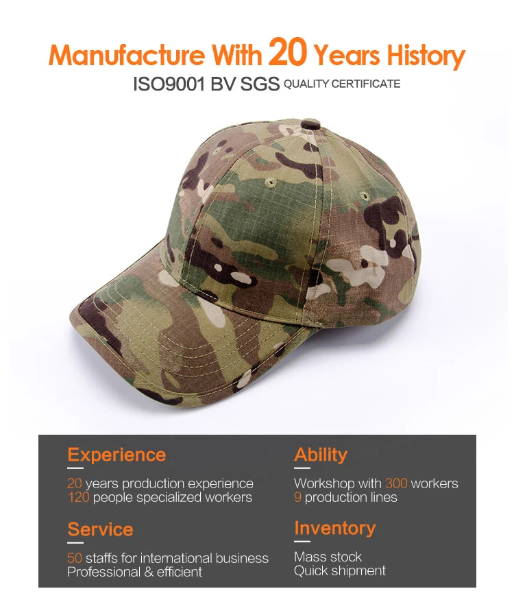 6 Colors Tactical Military Outdoor Camping Hats Army Baseball Cap